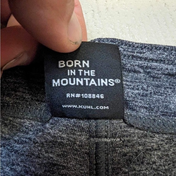 KUHL Women’s Heathered Dark Gray Bootcut Stretch Drawstring Pants- Size 4 - Picture 8 of 8